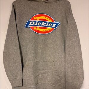 Vintage Dickies Men’s Gray Graphic Hoodie Sweater Medium Skater